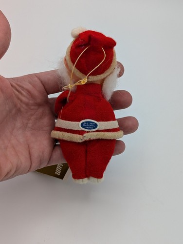 Vintage Forsum Rubber Face Posable Santa Japan w/ Original Tag Rare - Bild 4 von 4