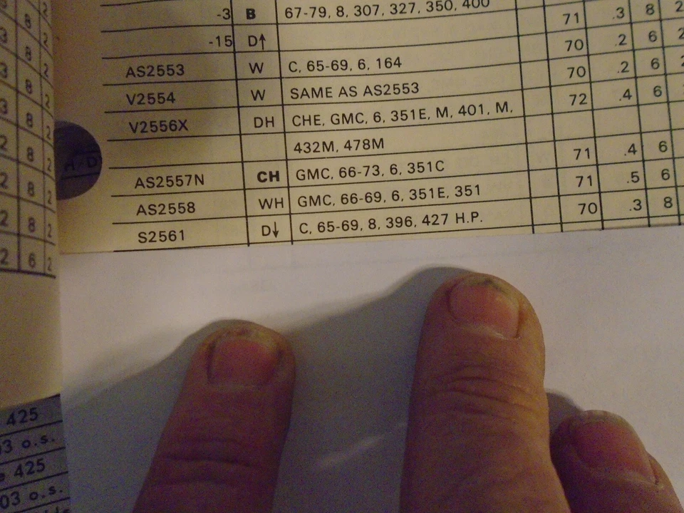 Válvulas de escape motor trw s2561 2 cada chevy 1965-1969 396 427 Foto 2 de 3