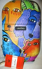 MONARQUE SIGNATURE SERIES LAUREL BURCH DOG & DOGGIES CROSSBODY BAG, WALLET, NEW!