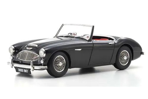 Kyosho ORIGINAL KS08149BK 1/18 Austin Healey 3000 Black Model Car - 第 4/6 張圖片