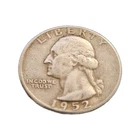 1952 Washington Quarter Silver 25C Circulated Business Strike Coin