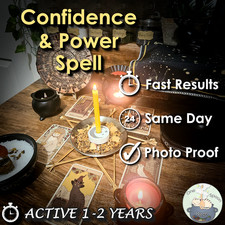Confidence and Power Spell - SAME DAY Casting for Strength,