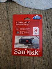 SanDisk Cruzer Glide 8GB USB 2.0 3.0 Compatible Flash Drive SDCZ60-008G-A46 New