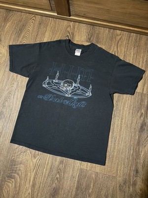 Vintage Y2K HIM Dark Light Tour Shirt Size Large Heartagram Bam Margera CKY