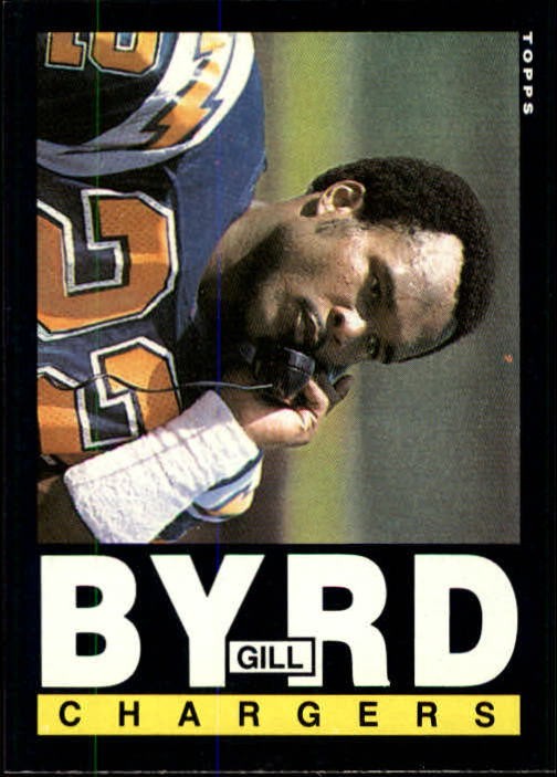 1985 Topps #369 Gill Byrd RC - FB