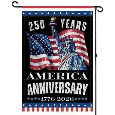 Rngmsi 250th Anniversary Garden Flags, Happy 250 Years America Garden Banner ...
