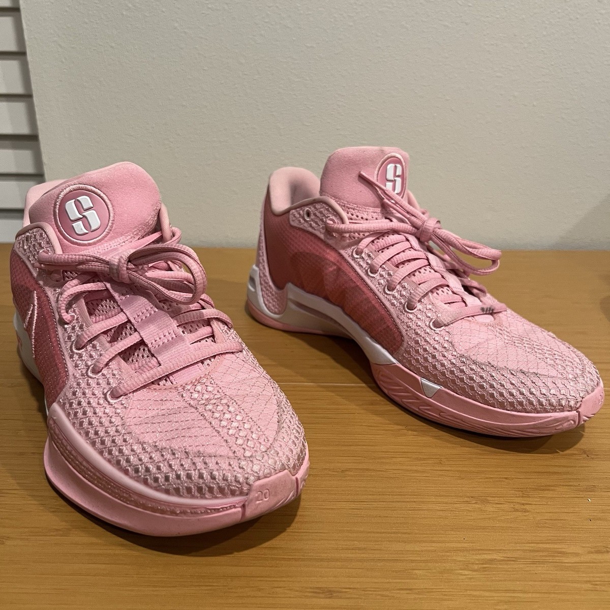 Sabrina 1 Nike By You Basketball Sneakers Shoes Pink White W 10.5