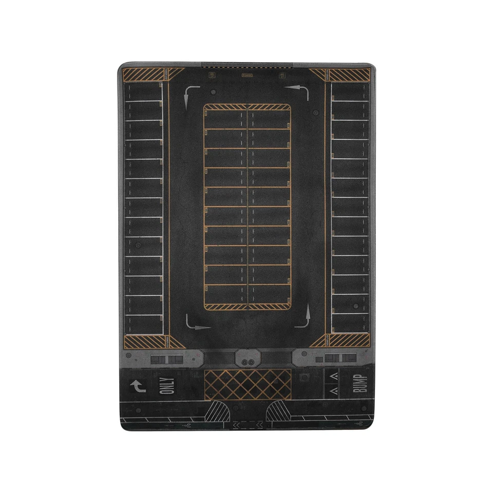 1/64 Police Parking Lot Diorama Rubber Mouse Pad for Hot Wheels Diecast Models G - Image 4 of 4