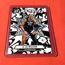 A'ja Wilson .. MY HOUSE .. Las Vegas Aces .. 2025 Donruss WNBA INSERT Card 5