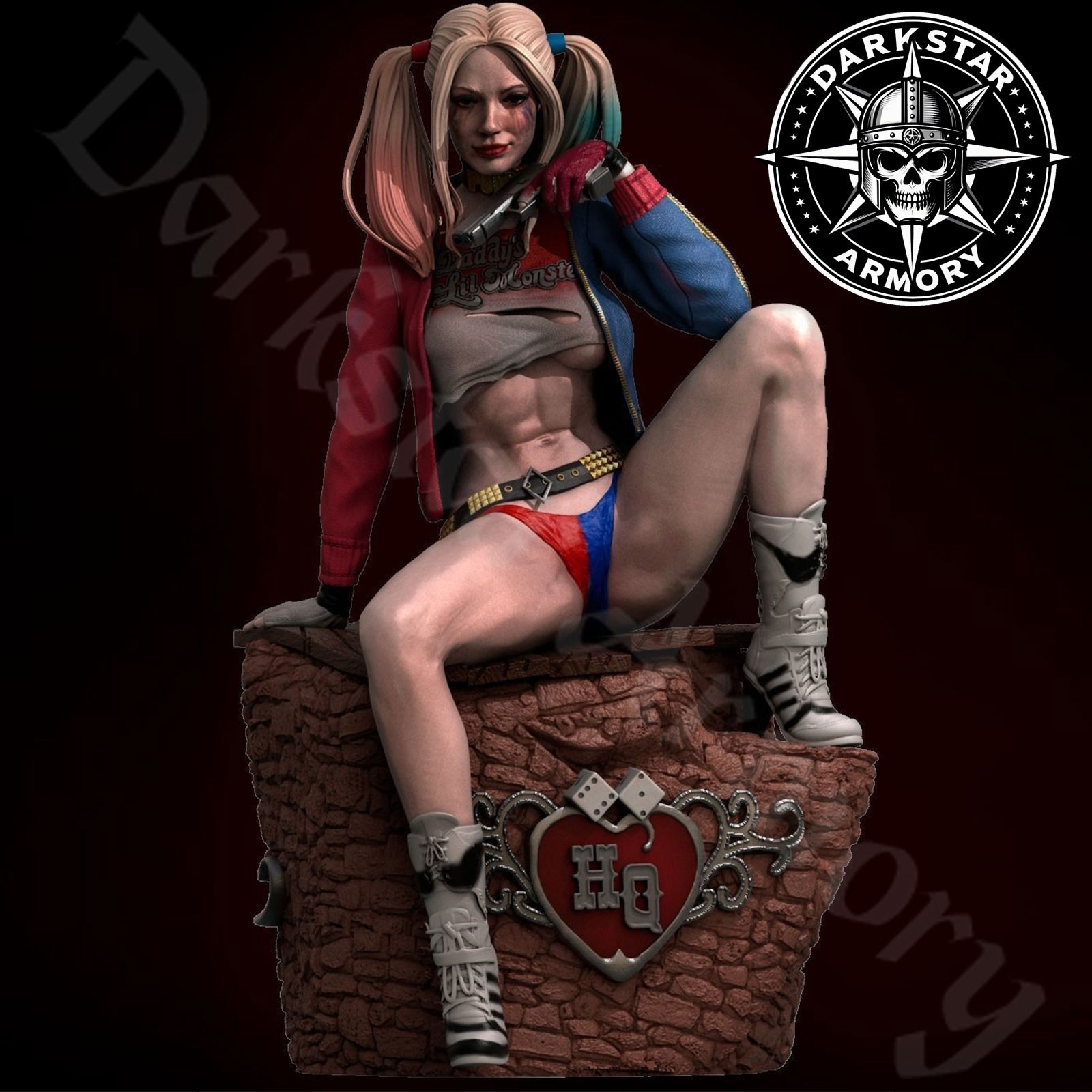 Harly Quinn NSFW | SFW Resin Female Figure 1/6 1/12 1/18 1/24 CA3D