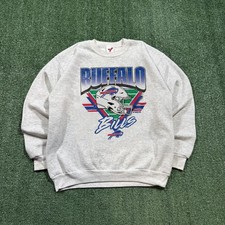 Buffalo Bills ash crewneck sweatshirt NFL QT6309