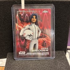 Ezra Bridger 2024 Topps Chrome Star Wars Red Raywave Refractor 125