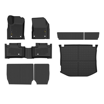 Fit For 11-21 Jeep Grand Cherokee TPE Floor Mats Cargo Liner Backrest Mat