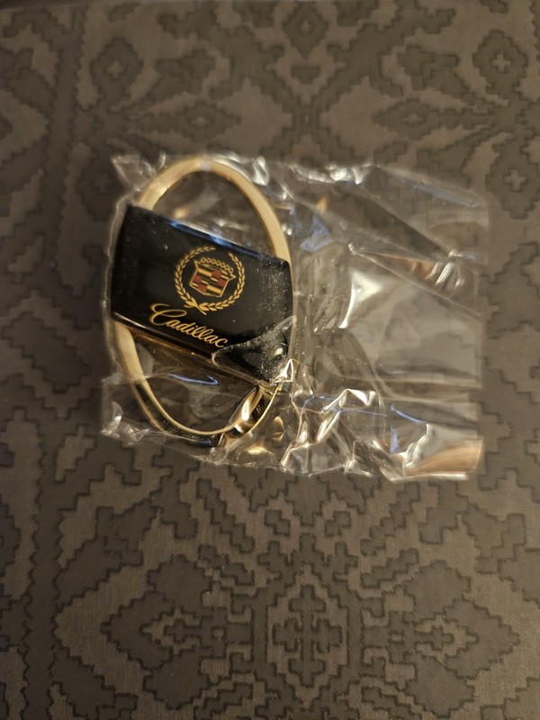 Cadillac Dealer Keychain NOS - Crest Cadillac - Brookfield, WI
