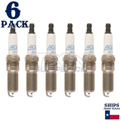 6 Pack ACDelco Double Platinum Spark Plugs 2007-2010 for Dodge Avenger 2.7L