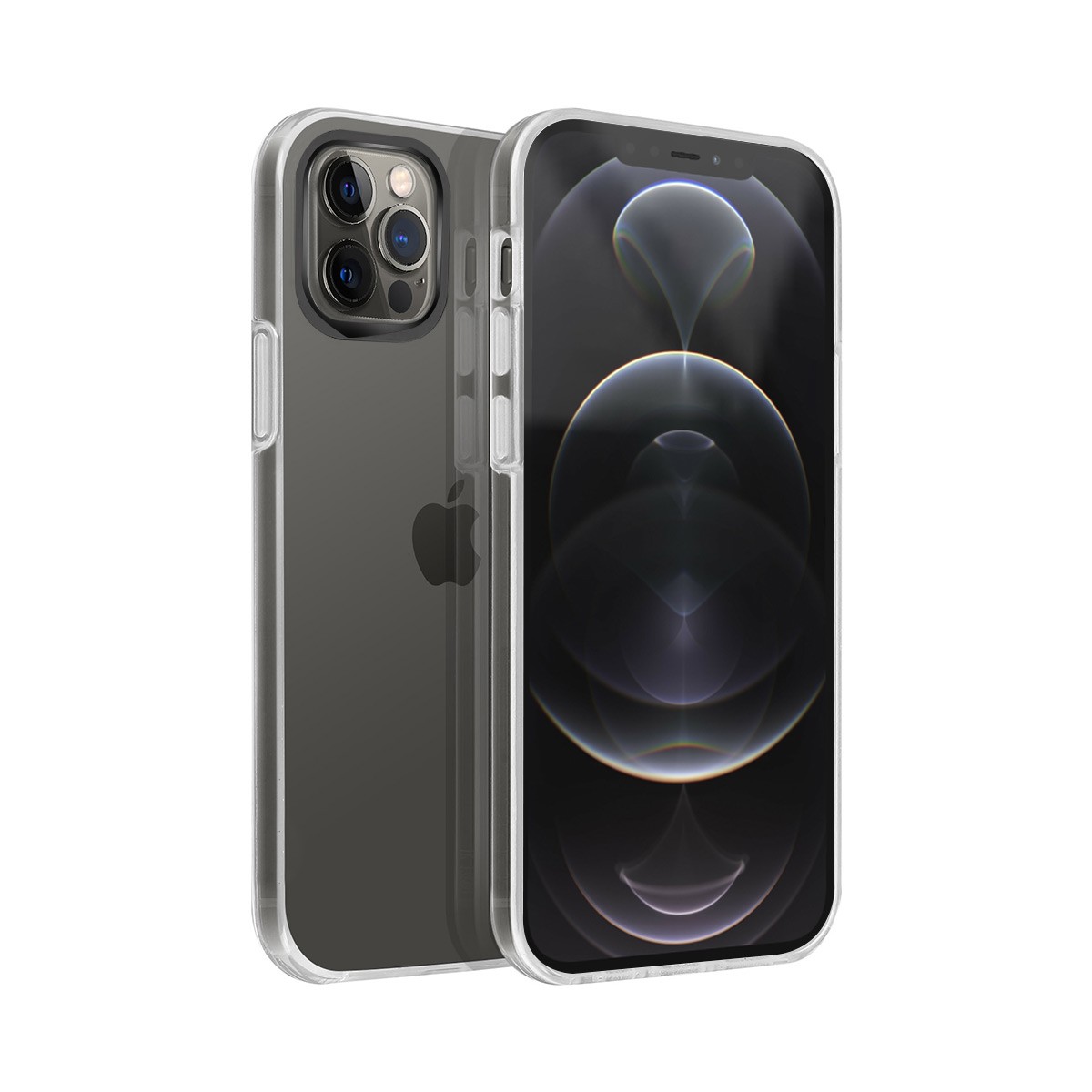 Coque iPhone 12 Pro Max antichoc et transparente en silicone rigide