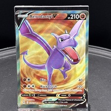Pokémon Aerodactyl V 179/196 Swsh11 Lost Origin Ultra Rare Full Art Holo 210 HP