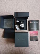 Hamilton Jazzmaster Auto Chrono H 21 Timepiece Wristwatch Authentic Luxury