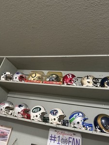 Riddell Mini Helmets 3 5/8 lot of 14