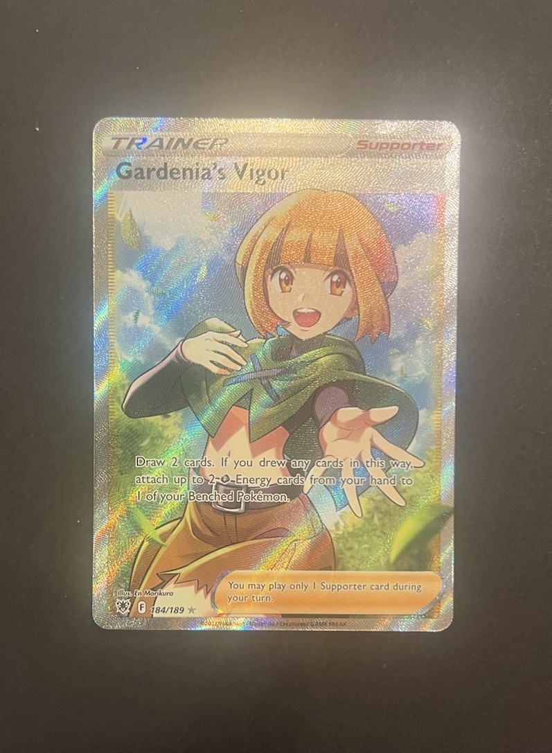Pokemon Gardenia’s Vigor 184/189 Full Art Astral Radiance Near Mint