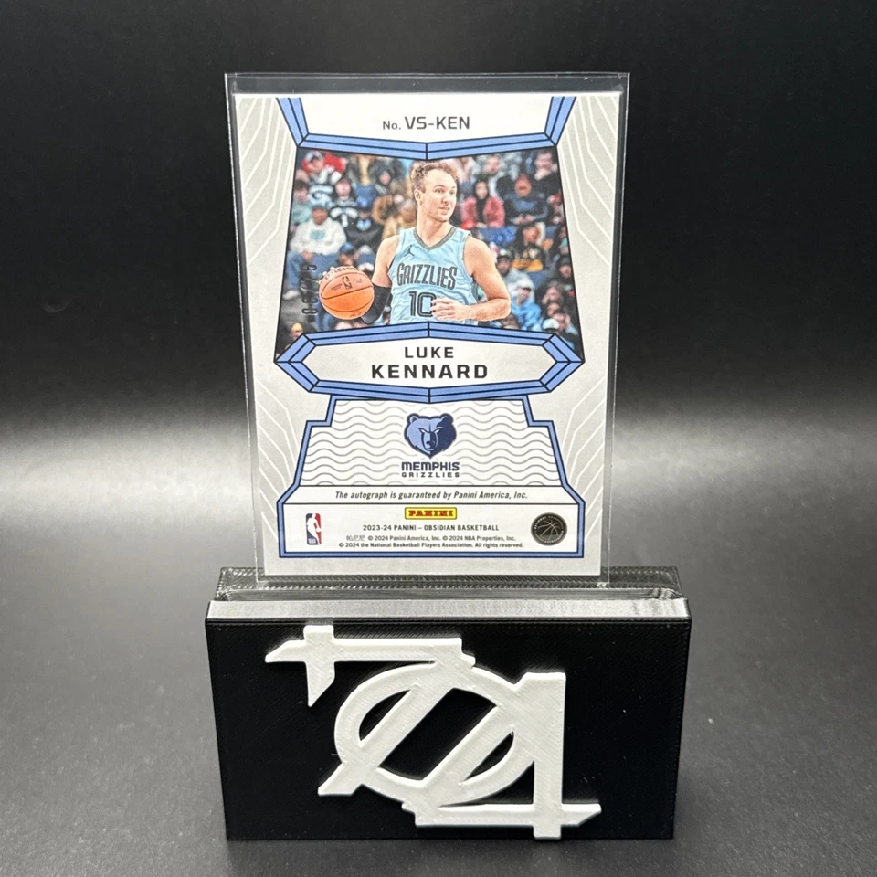 Luke Kennard 2023-24 Obsidian Volcanic Electric Etch Orange Autograph Auto /75 - Image 2 of 2