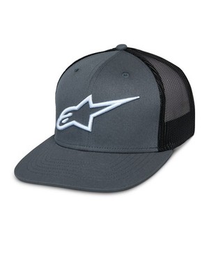 Cap Alpinestars Corp Trucker Hat grey black Schirmmütze Kappe Mütze grau