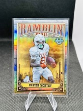 2023 Bowman University Chrome - Ramblin' Man Xavier Worthy #RM-5 (RC)