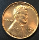 1954D Lincoln Wheat Cent BU Actual Coin Original Luster Collector Penny  Upgrade