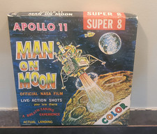 Vintage Apollo 11 Man On The Moon Official NASA SUPER 8 MM Film Reel Color-new