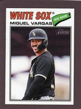 2026 Topps Heritage SP Miguel Vargas #61 Chicago White Sox