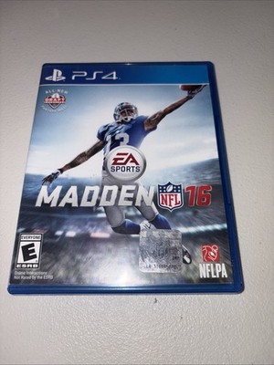 Madden NFL 16 Playstation 4 PS4 Video Game Tested Working