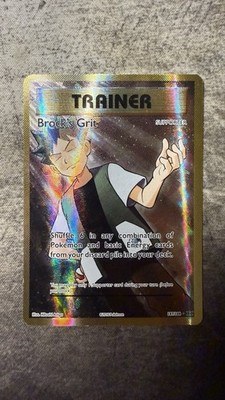 Pokémon TCG Brock's Grit Full Art Ultra Rare Card 107/108 XY Evolutions Holo