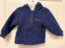 OshKosh B  Gosh Hooded Flannel Coat Size 18 Months Vintage Late 90  s