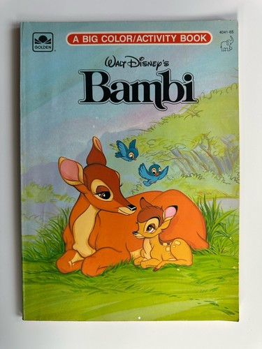 1993 Walt Disney's BAMBI Big Color/Activity Book #4041 A Golden Book Unused - Bild 1 von 13