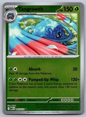 Pokémon Mega Evolutions - Reverse Holo Tangrowth 007