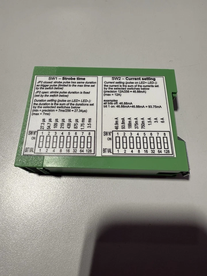 C&D Elettronica SP030/SP030-12A 1-Channel Blitz LED Schrauber 24V Zu 48V Neu - Bild 3 von 3