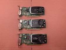LOT OF 3 Nvidia Quadro 600 1 GB DDR3 PCI Express 2.0 x16 LOW PROFILE Video Card