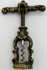 Reissmann Ornate Brass Patent Roll-Over Corkscrew Art Deco Vintage Vibe