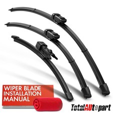 3Pcs Windshield Wiper Blades 26'' & 22'' & 14'' for Volkswagen Atlas Cross Sport