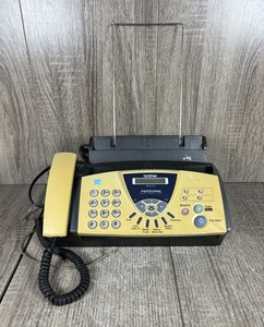 Brother FAX-575 Personal Plain Paper Fax machine with Phone & Copier Tested Work