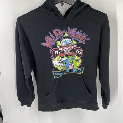 Killer Klowns From Outer Space Hoodie Rudy Horror Movie Graphic Black Sweatshirt