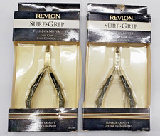 LOT OF 2 NEW Revlon Sure Grip Full Jaw Nipper Easy Grip Easy Control