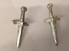 Dagger GT135 Cufflinks Made From English Modern Pewter