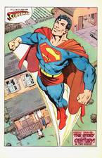 1986 DC Comics SUPERMAN PRINT AD - LEGEND OF THE MAN OF STEEL JOHN BYRNE ART