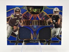 2025 Panini Select - Multiverse Geno Smith #MVJ-GSH Blue Prizm (MEM)