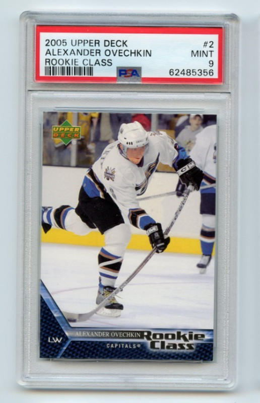 2005 Upper Deck Rookie Class #2 Alexander Ovechkin Rookie RC PSA 9