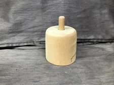 Vintage Primitive Hand Butter Mold Shamrock Pattern