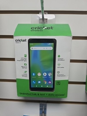 CricketWireless Vision 2~ 5.5'' Smartphone~ 4G LTE~ Android 16GB unlocked