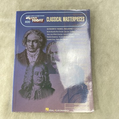 EZ Play Today Hal Leonard Organ Piano Keyboard #400 Classical Masterpieces