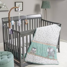 Trend Lab Sawyer 3 Piece Crib Bedding Set Nursery Animals NEW 